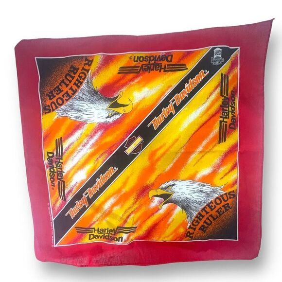 Harley Davidson Vintage Bandana - Picture 1 of 6